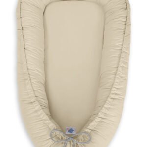 Kūdikio lizdas dvipusis Premium Cocoon naujagimiams MY SWEET BABY - smėlio