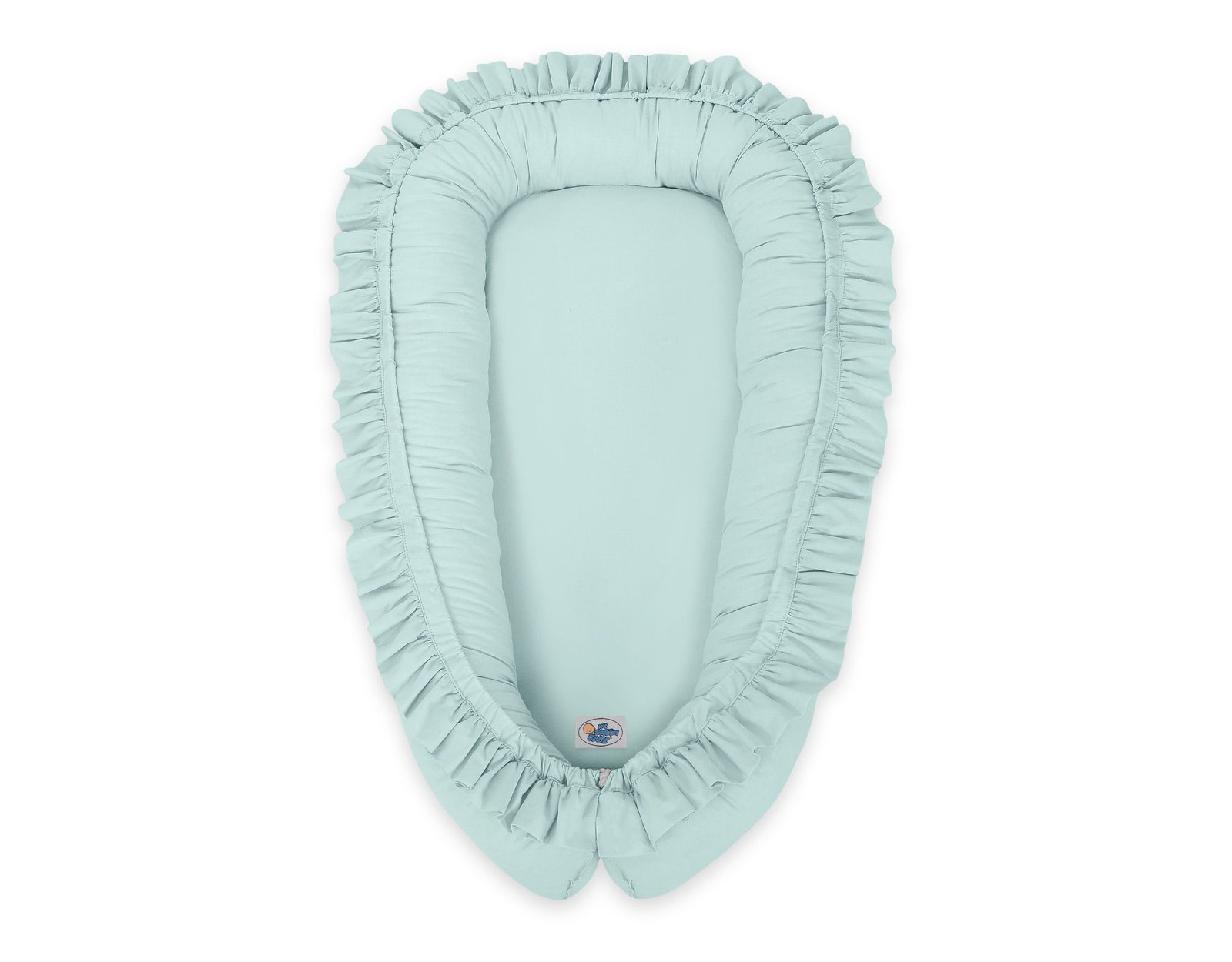 Kūdikio lizdas Premium Cocoon naujagimiams su klostėmis MY SWEET BABY - mėtų - Image 3