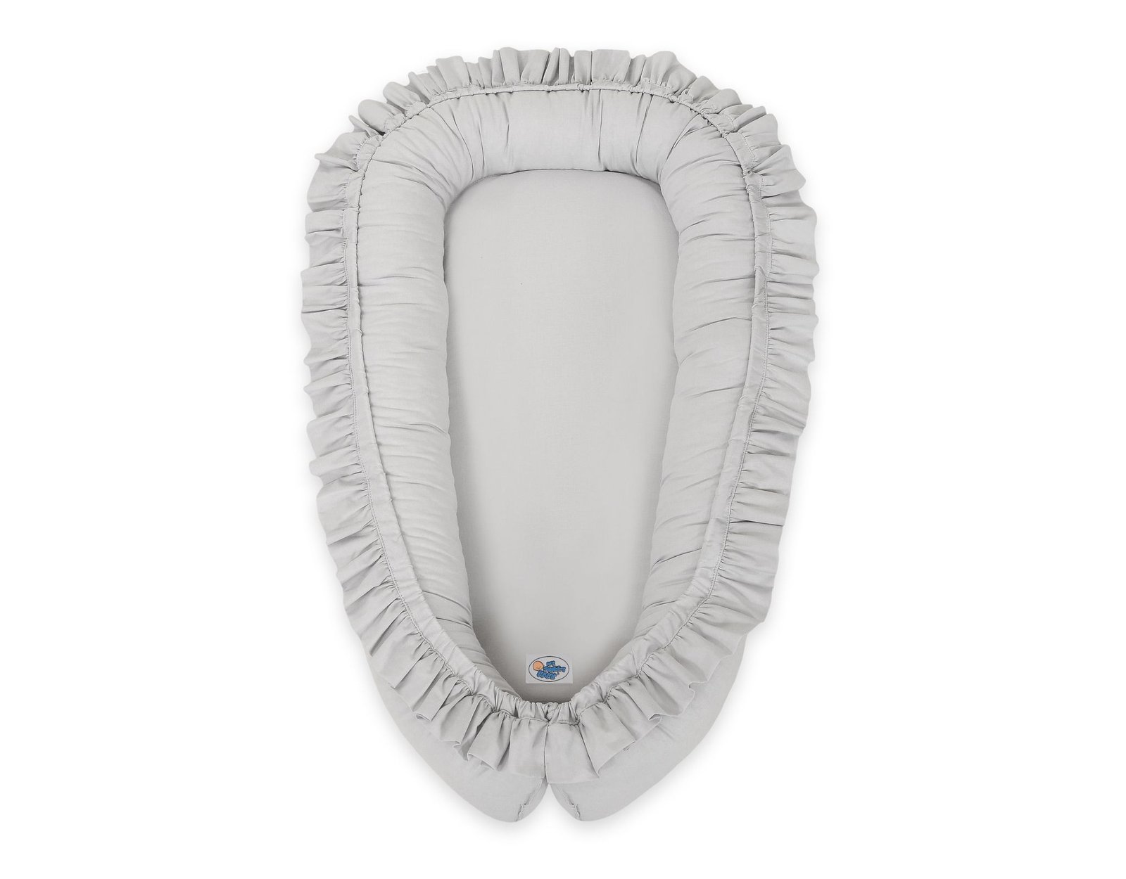 Kūdikio lizdas Premium Cocoon naujagimiams su klostėmis MY SWEET BABY - pilka - Image 2