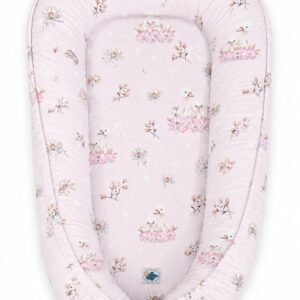 Kūdikio lizdas dvipusis Premium Cocoon naujagimiams MY SWEET BABY - Mažosios gulbės