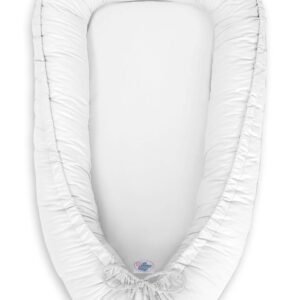 Kūdikio lizdas dvipusis Premium Cocoon naujagimiams MY SWEET BABY - balta