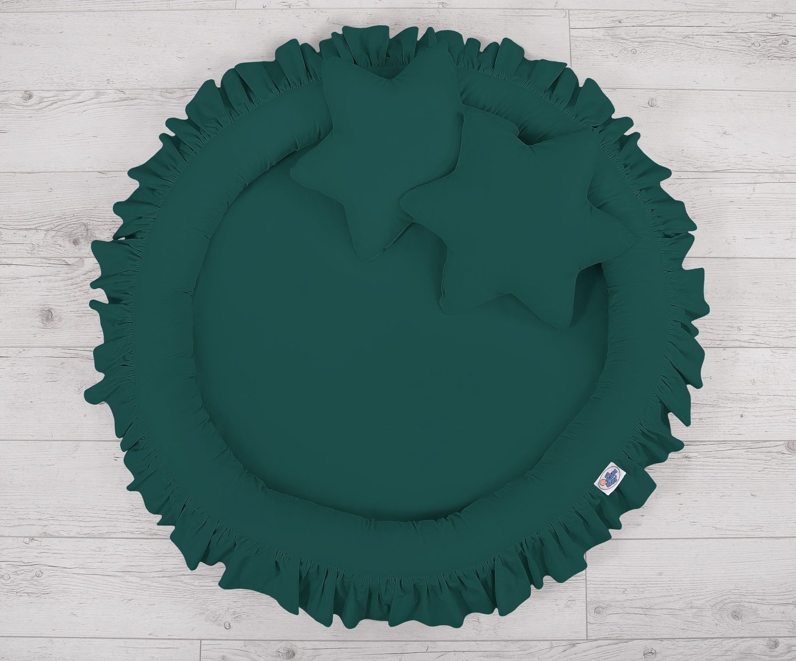 Lizdas su klostėmis – buteliškai žalia - Image 2