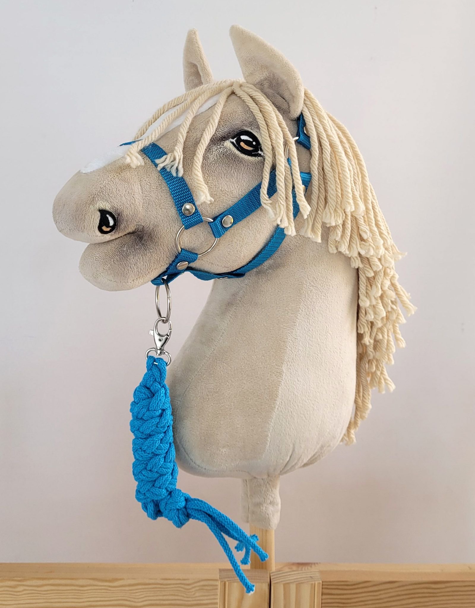 Rinkinys Hobby Horse: apynasris A3 + pavadėlis iš virvės - turkio spalvos - Image 2