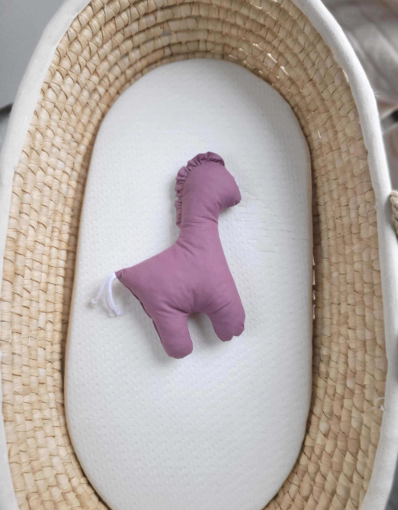 LUCKY Horse - minkštas pirmasis žaislas - Dulsvai rožinė - Image 5