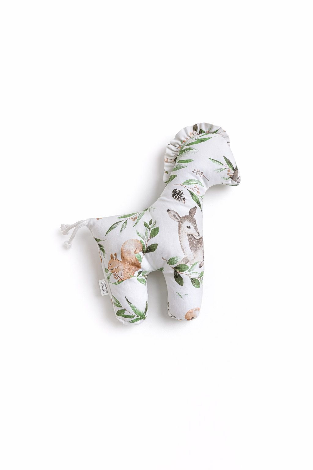 LUCKY Horse – minkštas pirmasis glaudžiamasis žaislas – miško žalia