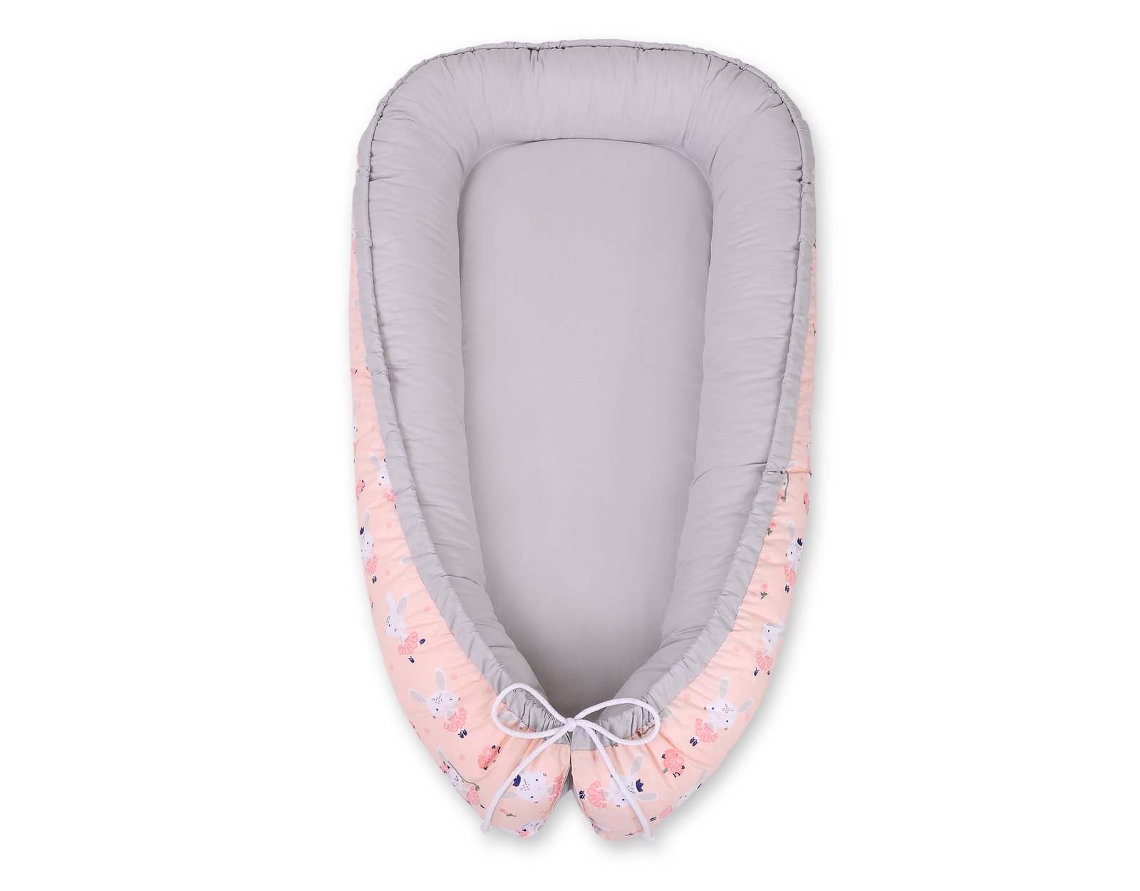 Kūdikio lizdas dvipusis Premium Cocoon naujagimiams BOBONO - balerinos rožinė - Image 3