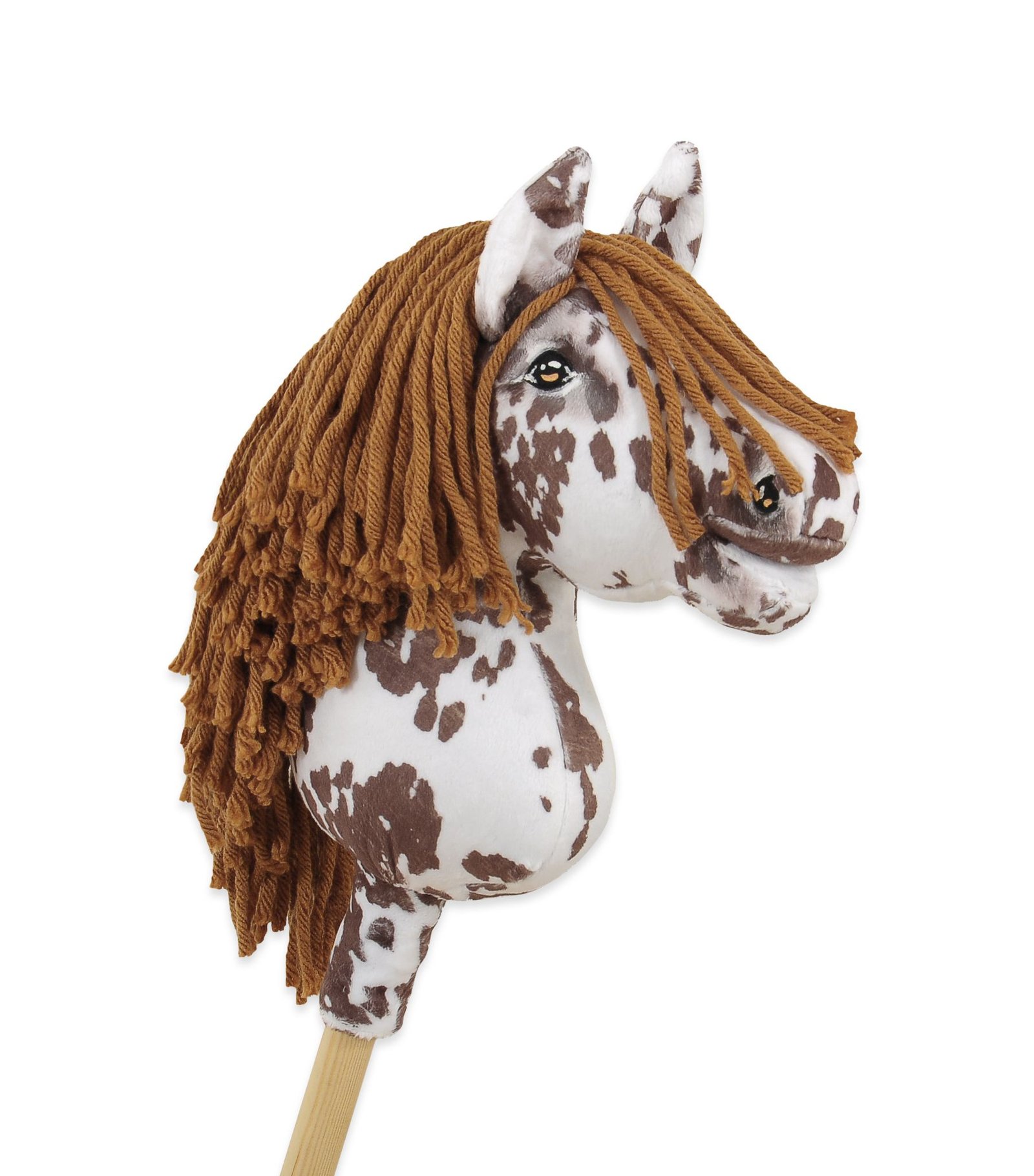 Arkliukas ant lazdos Super Hobby Horse Premium - rudas dėmėtas su rudais karčiais A4 - Image 9