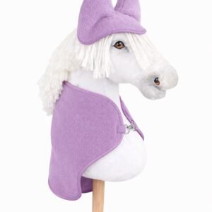 Rinkinys Hobby Horse A4 ir A5: flisinis pledas + naušnikai - alyvinė
