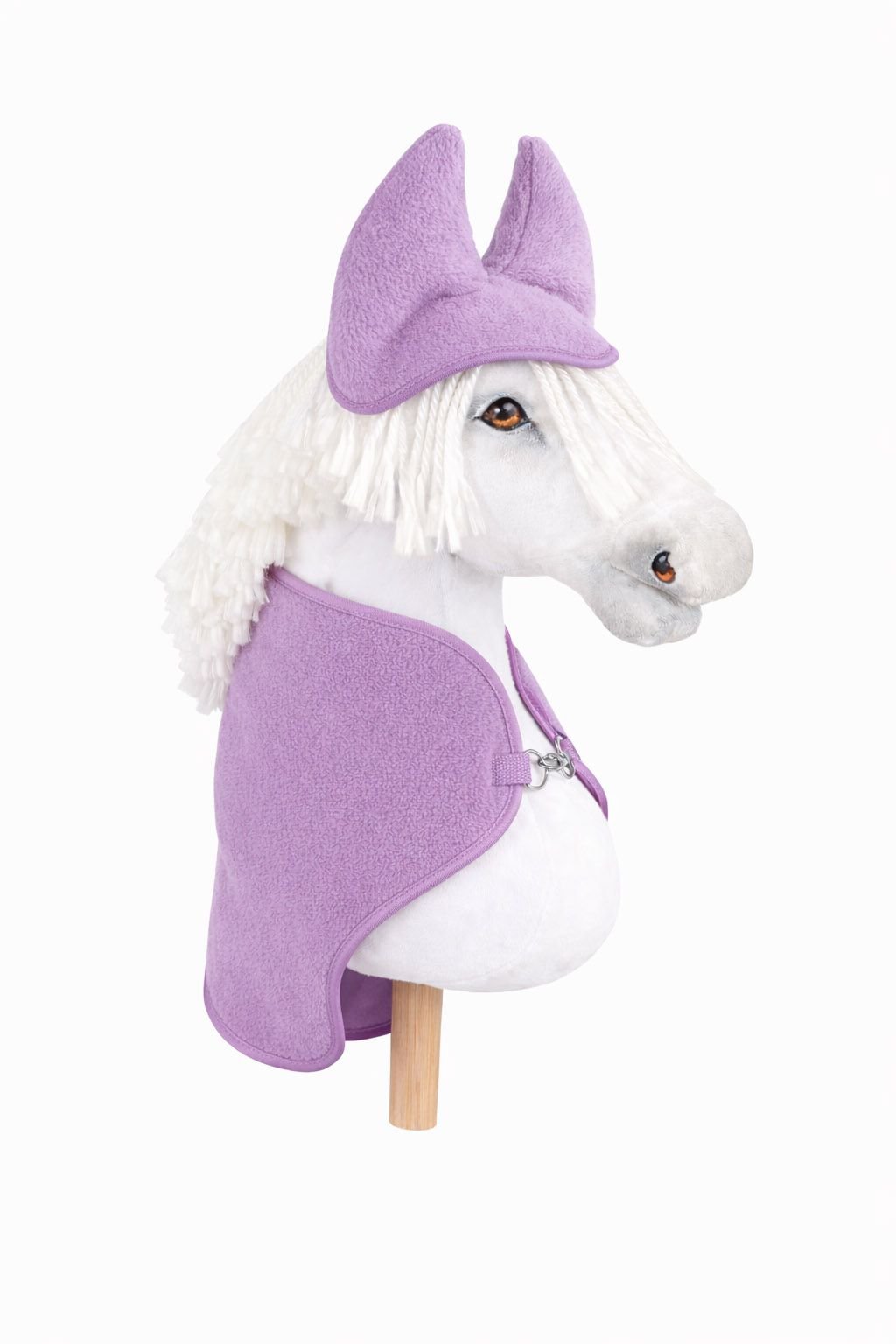 Rinkinys Hobby Horse A4 ir A5: flisinis pledas + naušnikai - alyvinė