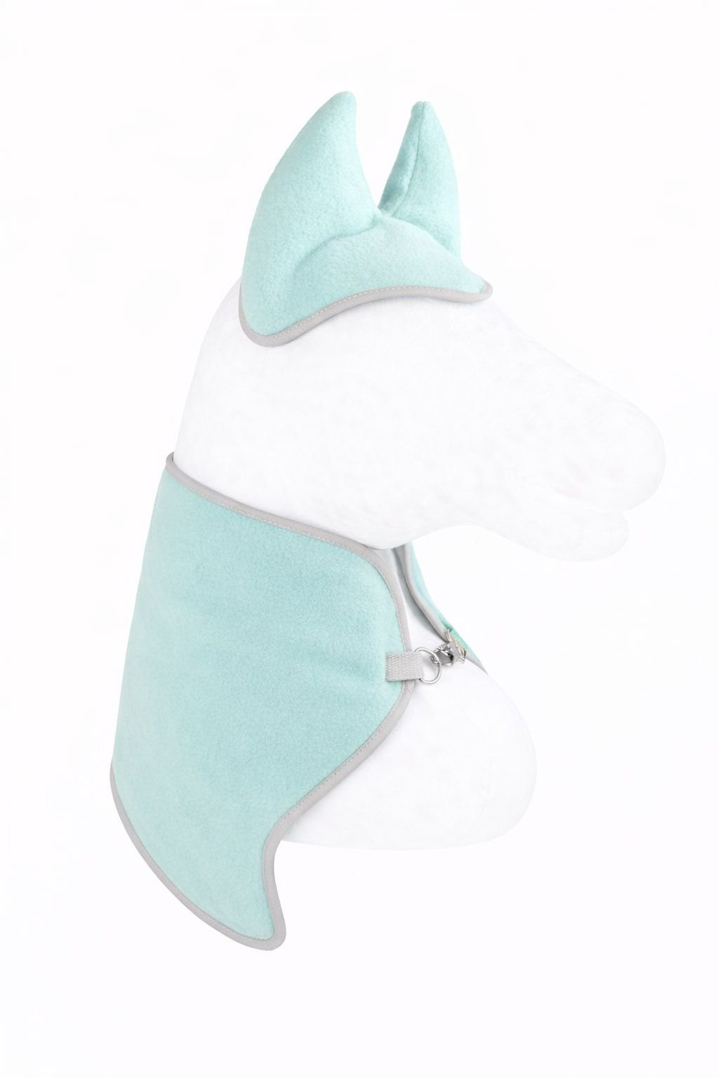 Rinkinys Hobby Horse A3: flisinė antklodė + šiltos ausinės – šviesiai mėtinė - Image 6