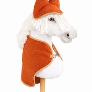 Rinkinys Hobby Horse A4 ir A5: flisinis pledas + naušnikai - imbiro spalvos
