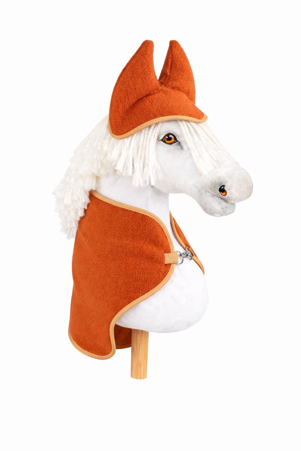 Rinkinys Hobby Horse A4 ir A5: flisinis pledas + naušnikai - imbiro spalvos
