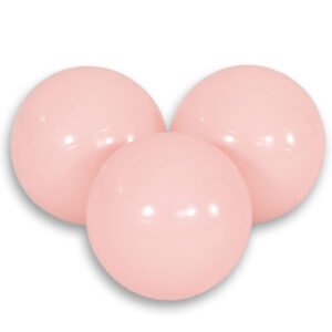 Plastikiniai kamuoliukai sausam baseinui, 50 vnt. – pudros rožinė