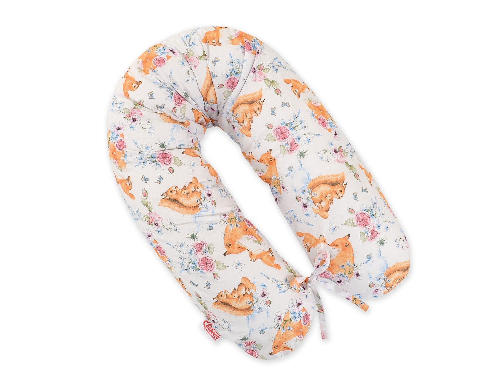 Nėštumo pagalvė – ilgesnis, nuimamas užvalkalas – lapės ir voverės