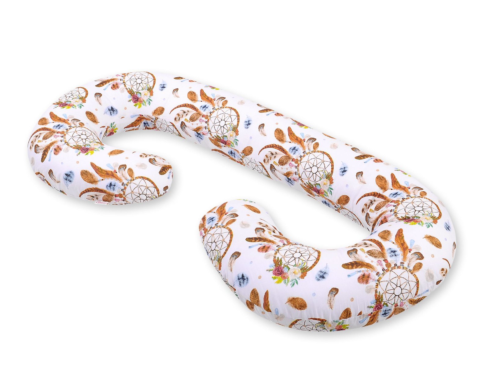 Cotton pillowcase for pregnancy Pillow C - dream catchers white