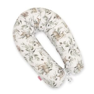 Pregnancy pillow- Longer, removable pillowcase - Woodland olive