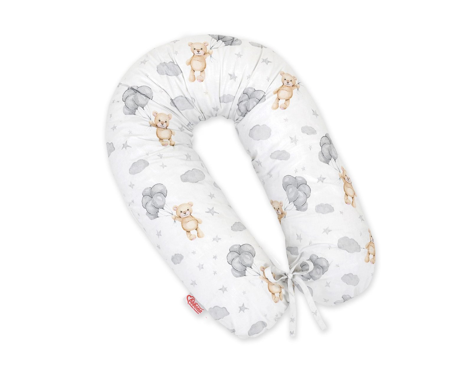 Pregnancy pillow- Longer, removable pillowcase - teddy bear