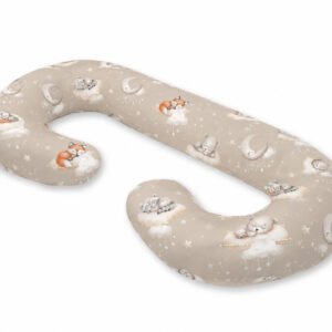 Cotton  pillowcase for pregnancy Pillow C - Twinkle Woodland