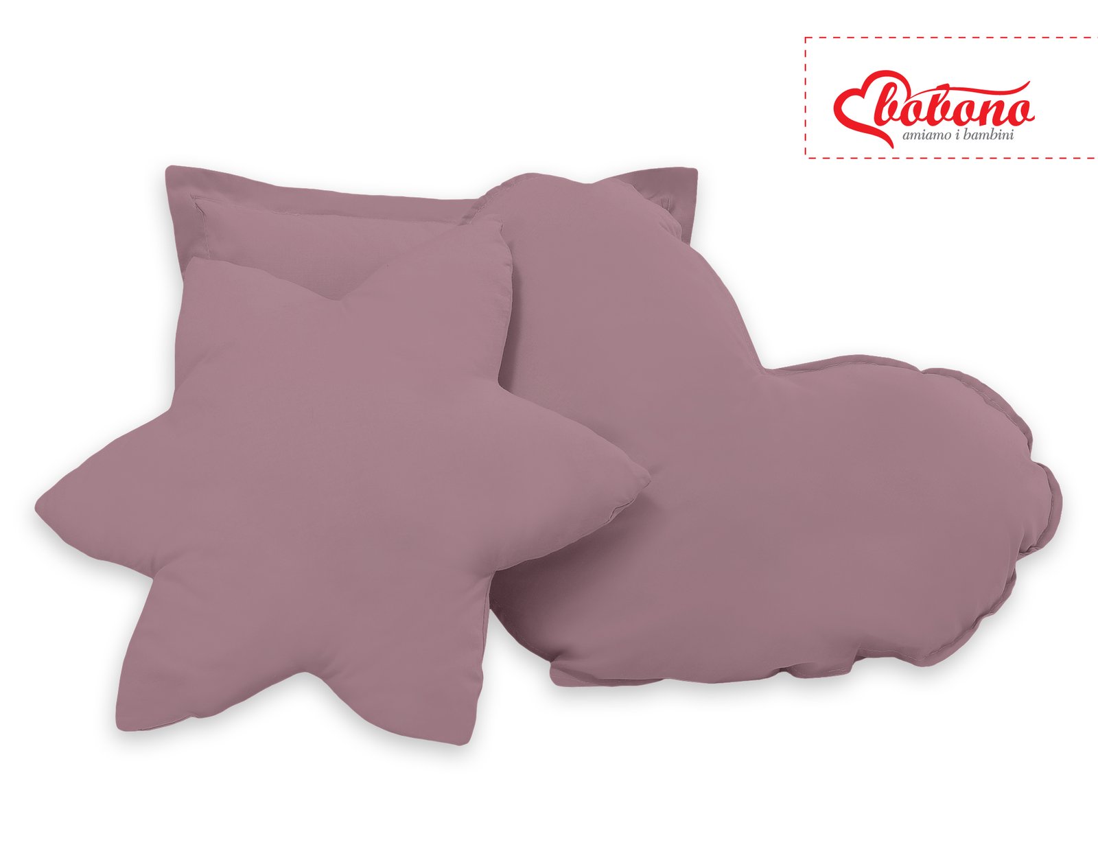 3 vnt. pagalvių rinkinys - pastelinė violetinė - Image 2