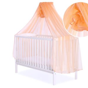 Mosquito-net made of chiffon - peach
