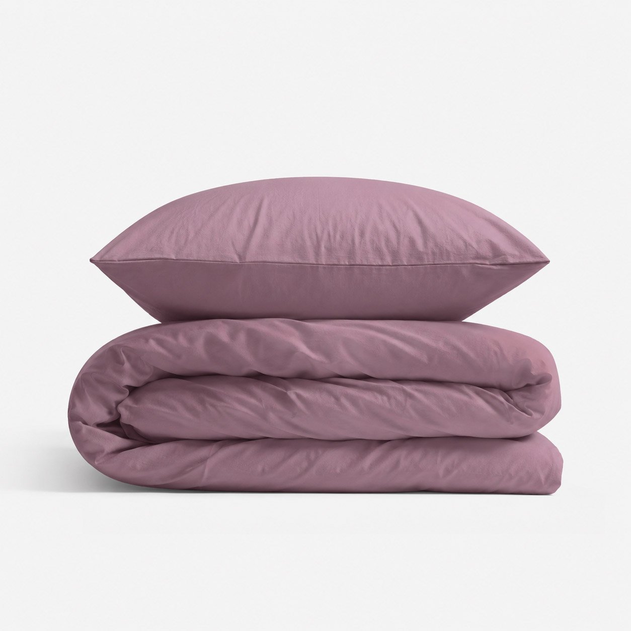 Cotton children's bedding set, 2 pieces, pillowcase 60x40 cm and duvet cover 120x90 - pastel violet