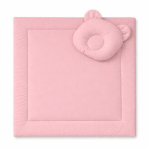 Blanket with pillow - 2pcs set - pastel pink