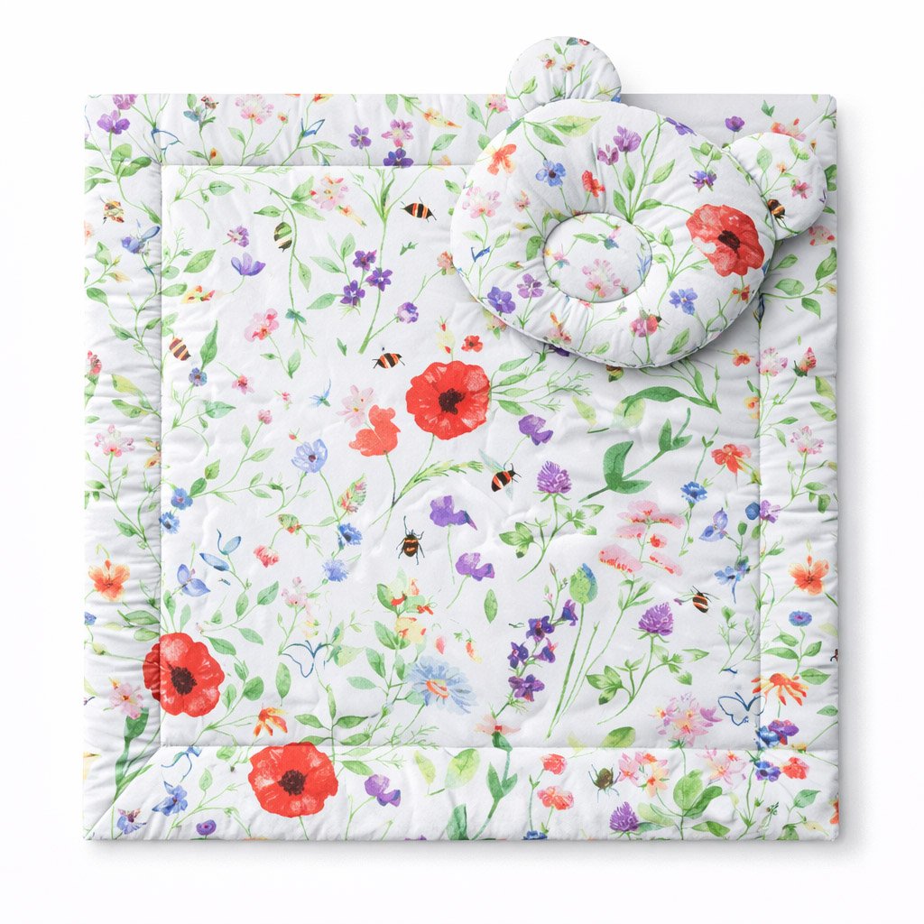 Duvet with pillow Teddy - 2pcs set - meadow