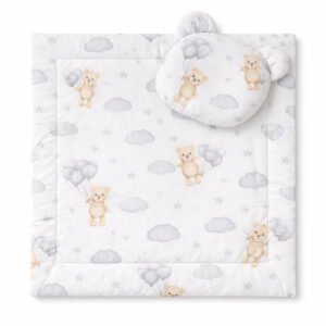 Antklodė su pagalvėle Teddy – 2 dalių komplektas – meškiukas