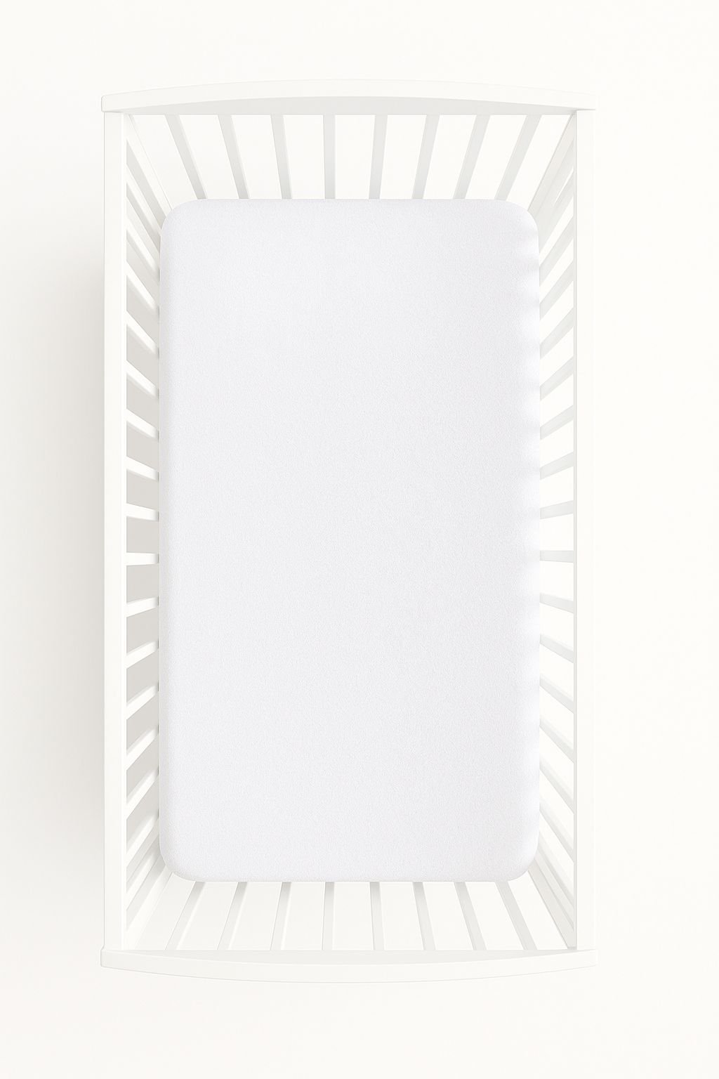 Frotinė paklodė su guma 140x70 cm – balta - Image 4