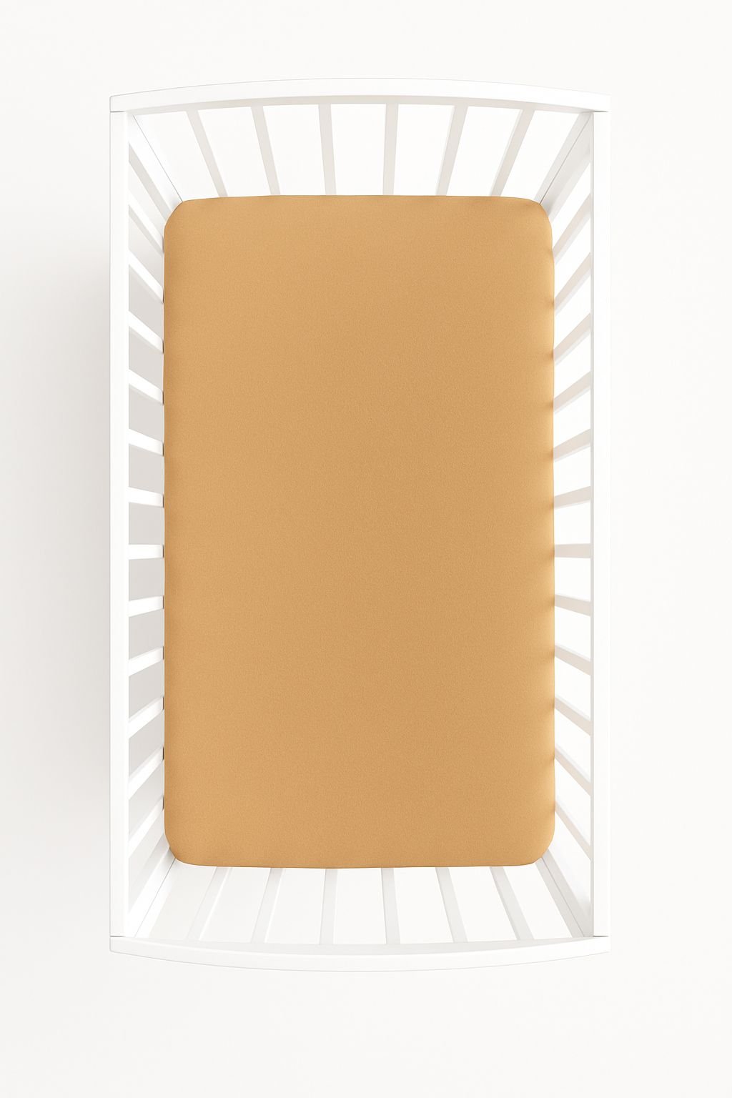 Frotinė paklodė su guma 120x60 cm – šviesiai ruda - Image 4