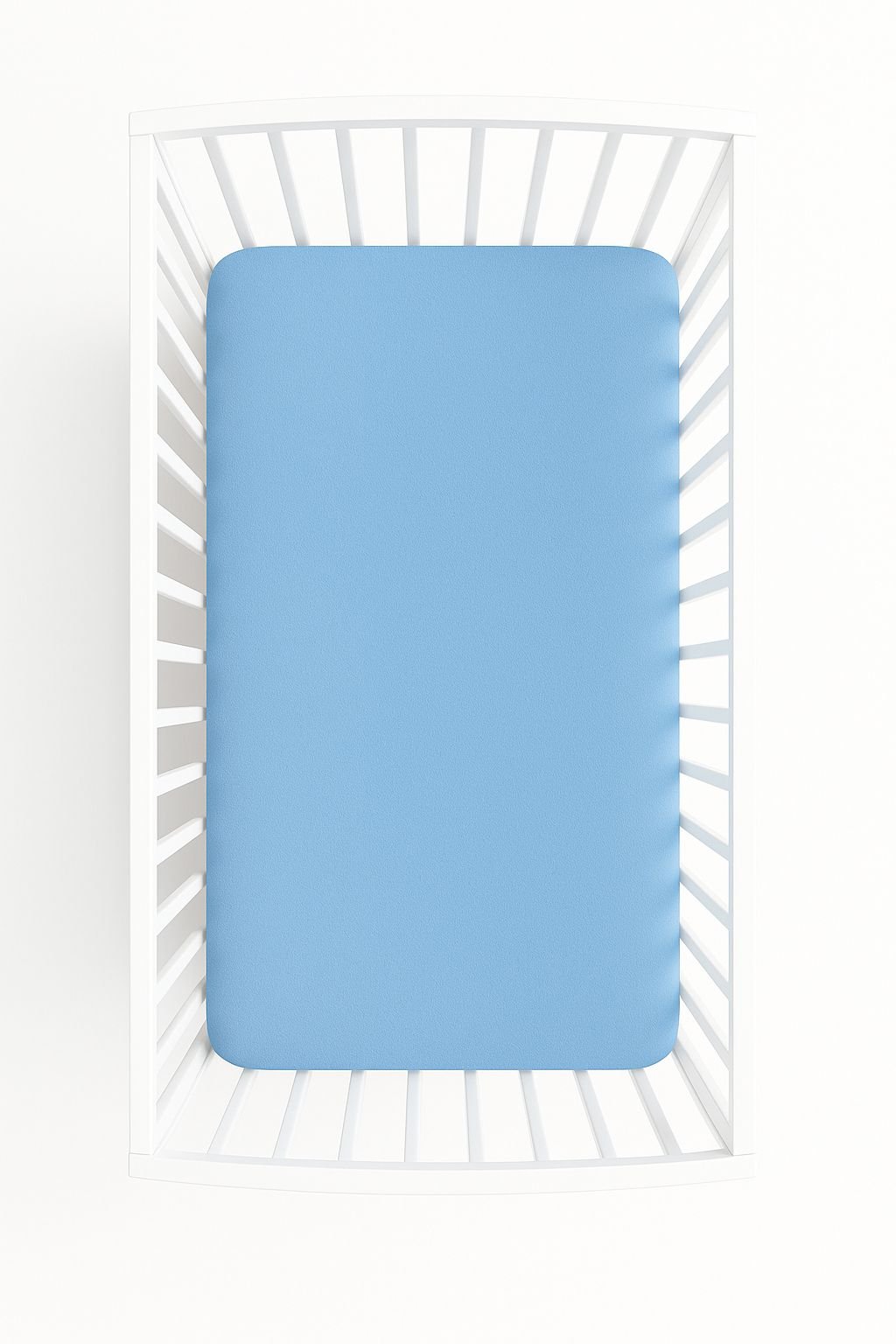Frotinė paklodė su guma 120x60 cm – mėlyna - Image 4