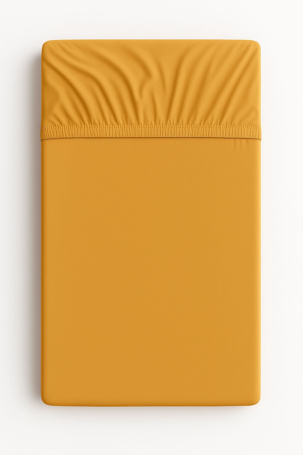Medvilninė paklodė 120x60cm - medaus geltona