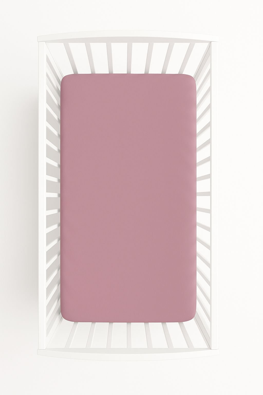 Medvilninė paklodė 120x60cm - pastelinė violetinė - Image 2