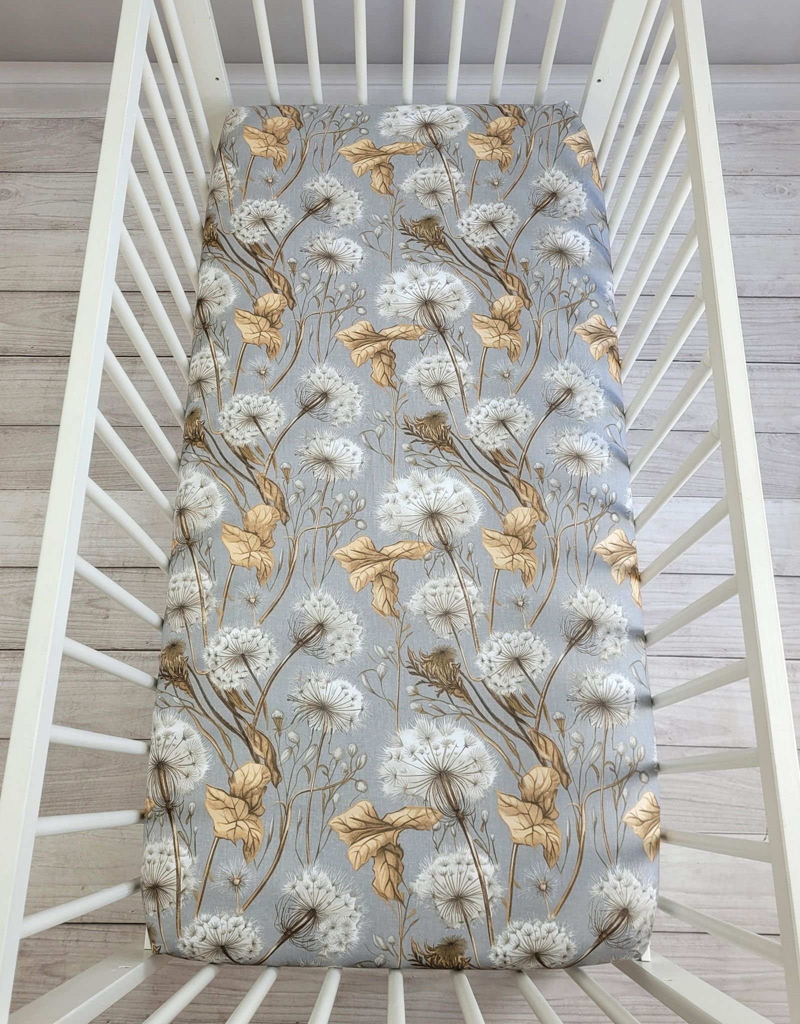 Medvilninė paklodė 120x60cm - kiaulpienės - Image 4
