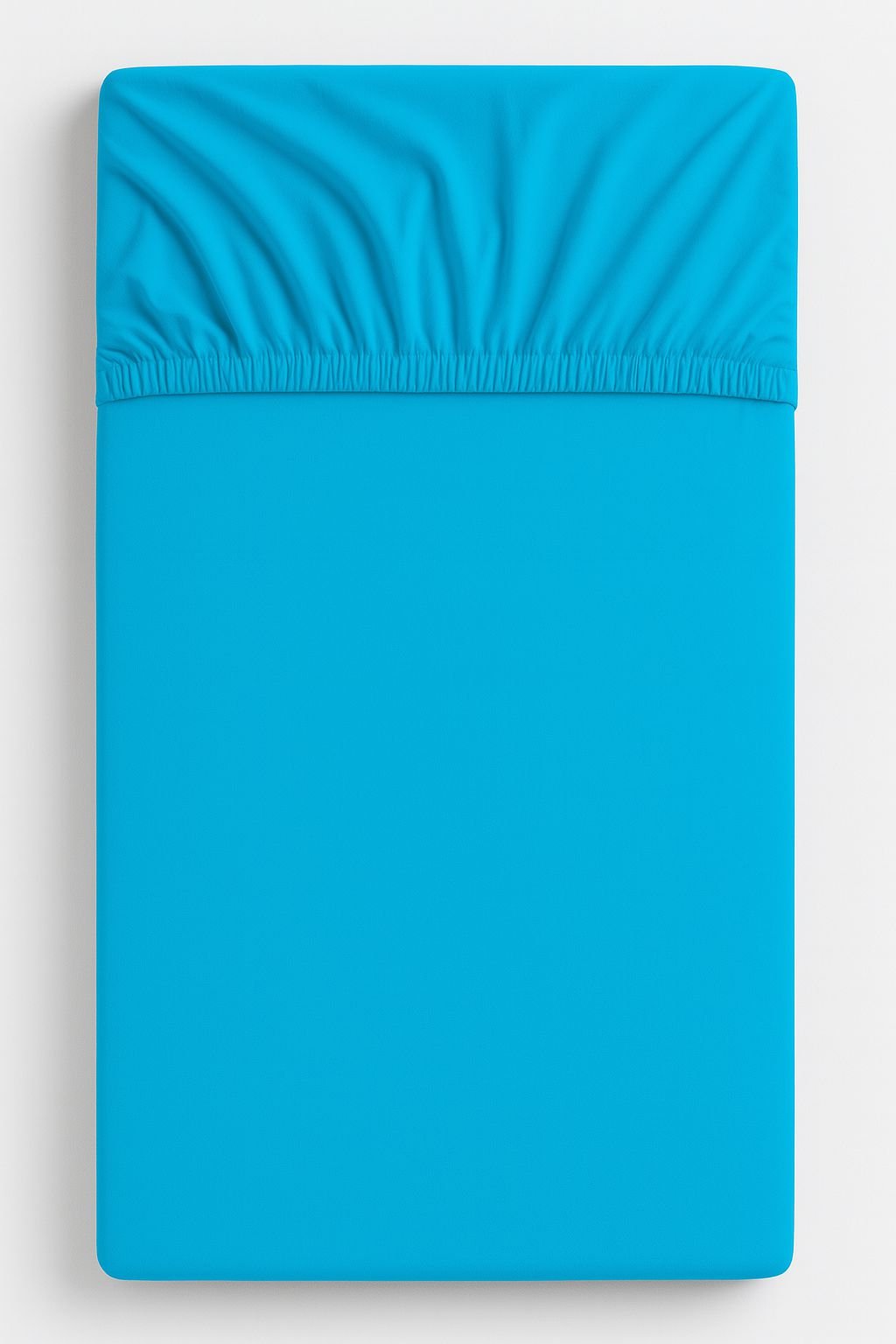 Medvilninė paklodė 120x60cm - turkio spalvos