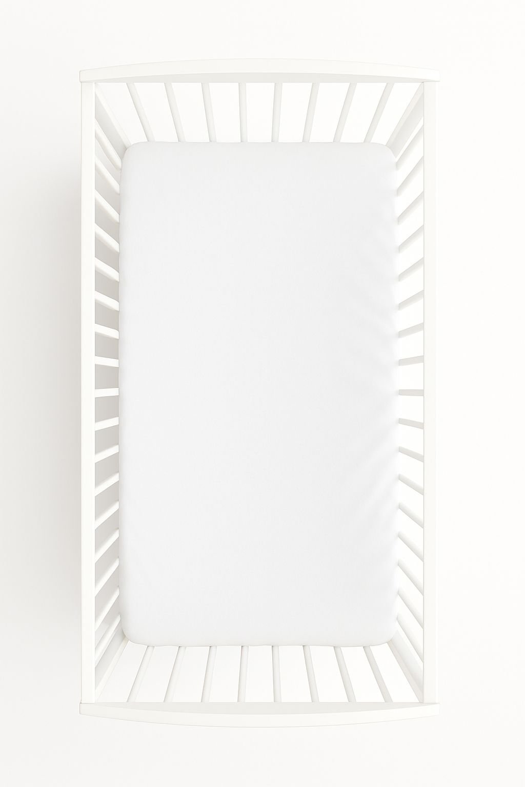 Medvilninė paklodė 120x60cm - balta - Image 2