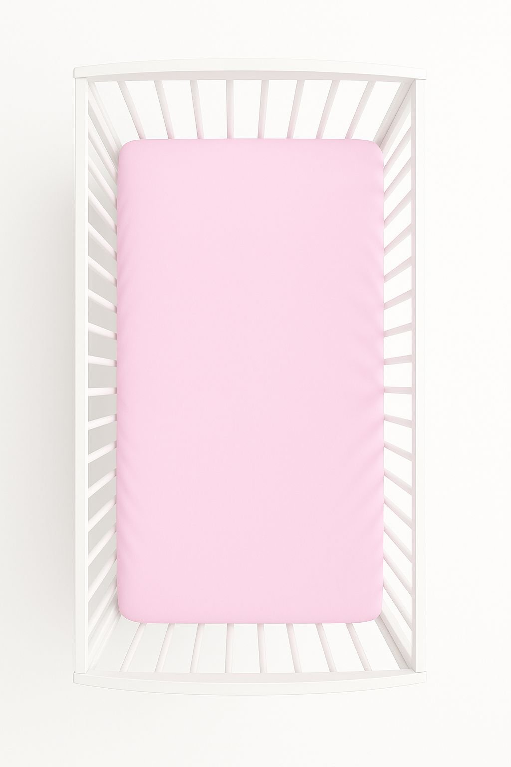 Medvilninė paklodė 120x60cm - rožinė - Image 2