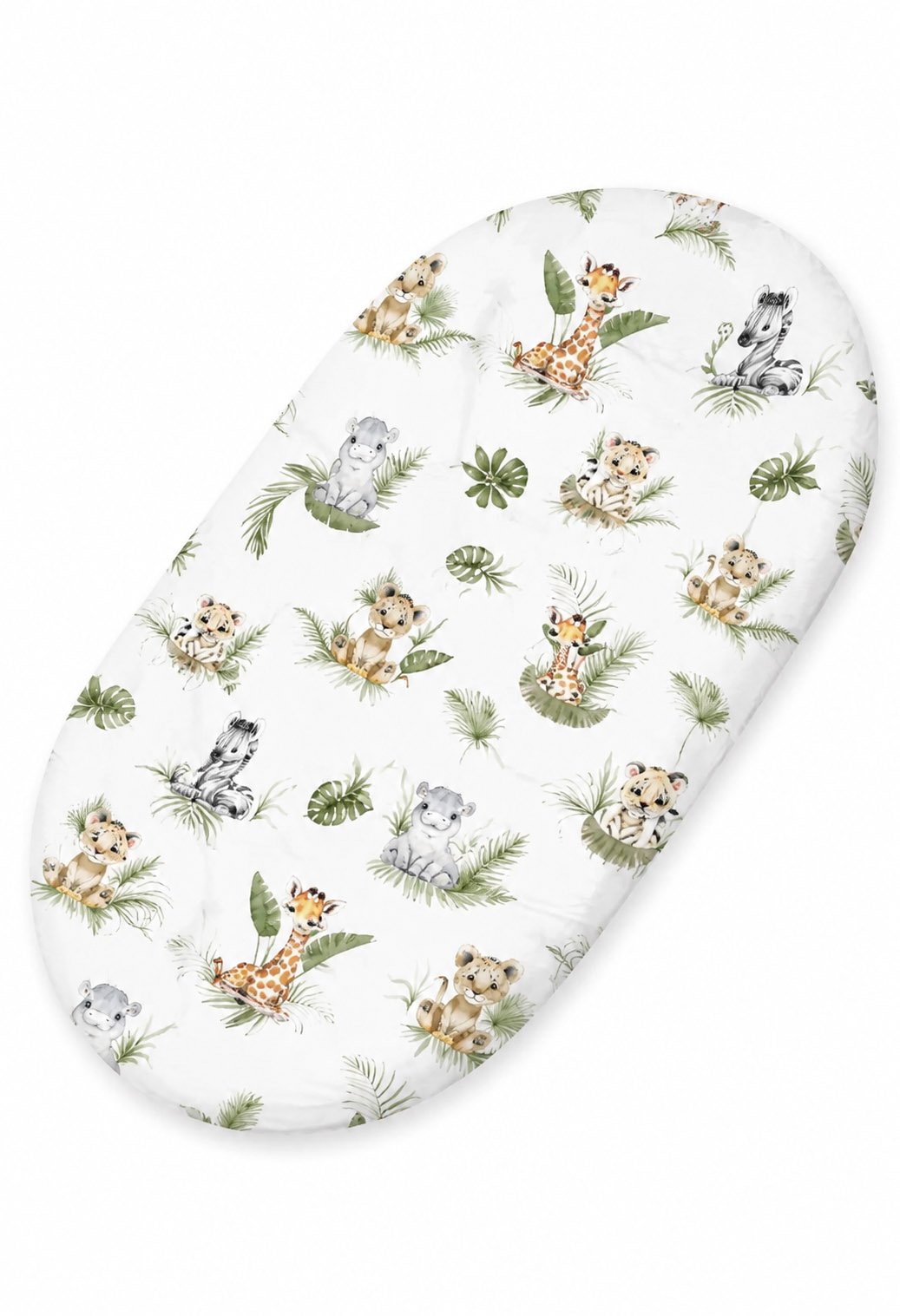 Sheet made of cotton for for prams, moses basket mattress 75x35 cm - Little Safari