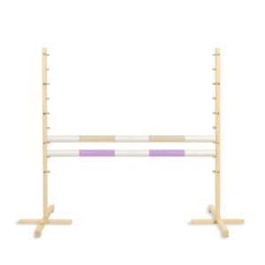 Šuolio kliūtis Hobby Horse, 120cm, su dviem kartelėmis - smėlio spalvos ir šviesiai violetine