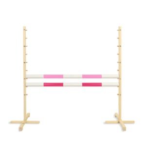 Šuolio kliūtis Hobby Horse, 120cm, su dviem kartelėmis - šviesiai rožine ir rožine