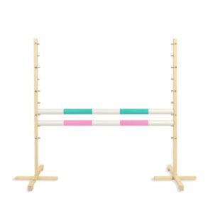 Šuolio kliūtis Hobby Horse, 120cm, su dviem kartelėmis - mėtine ir šviesiai rožine