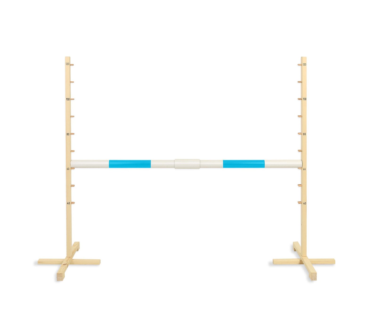 Šuolio kliūtis Hobby Horse, 160 cm, h-120cm, šviesiai mėlyna kartelė