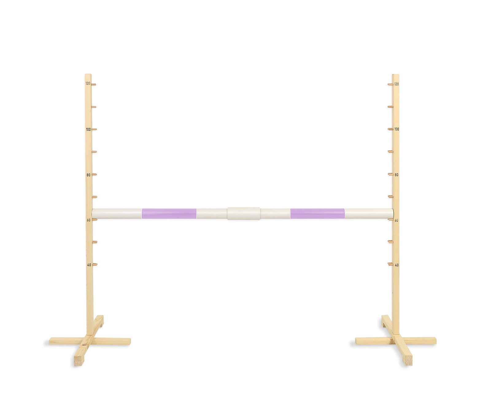 Šuolio kliūtis Hobby Horse, 160 cm, h-120cm, šviesiai violetinė kartelė