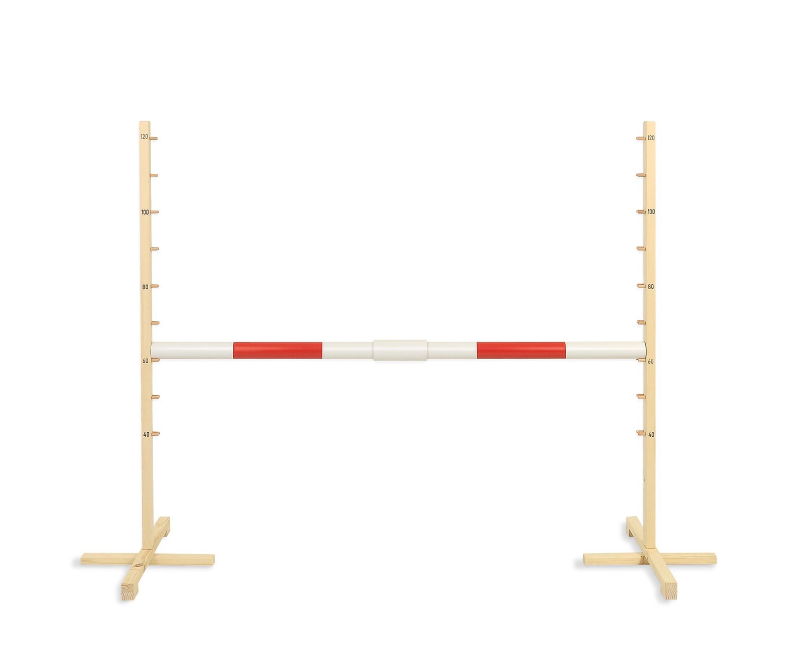 Jumping obstacle for Hobby Horse 160 cm, h-120cm, beam red