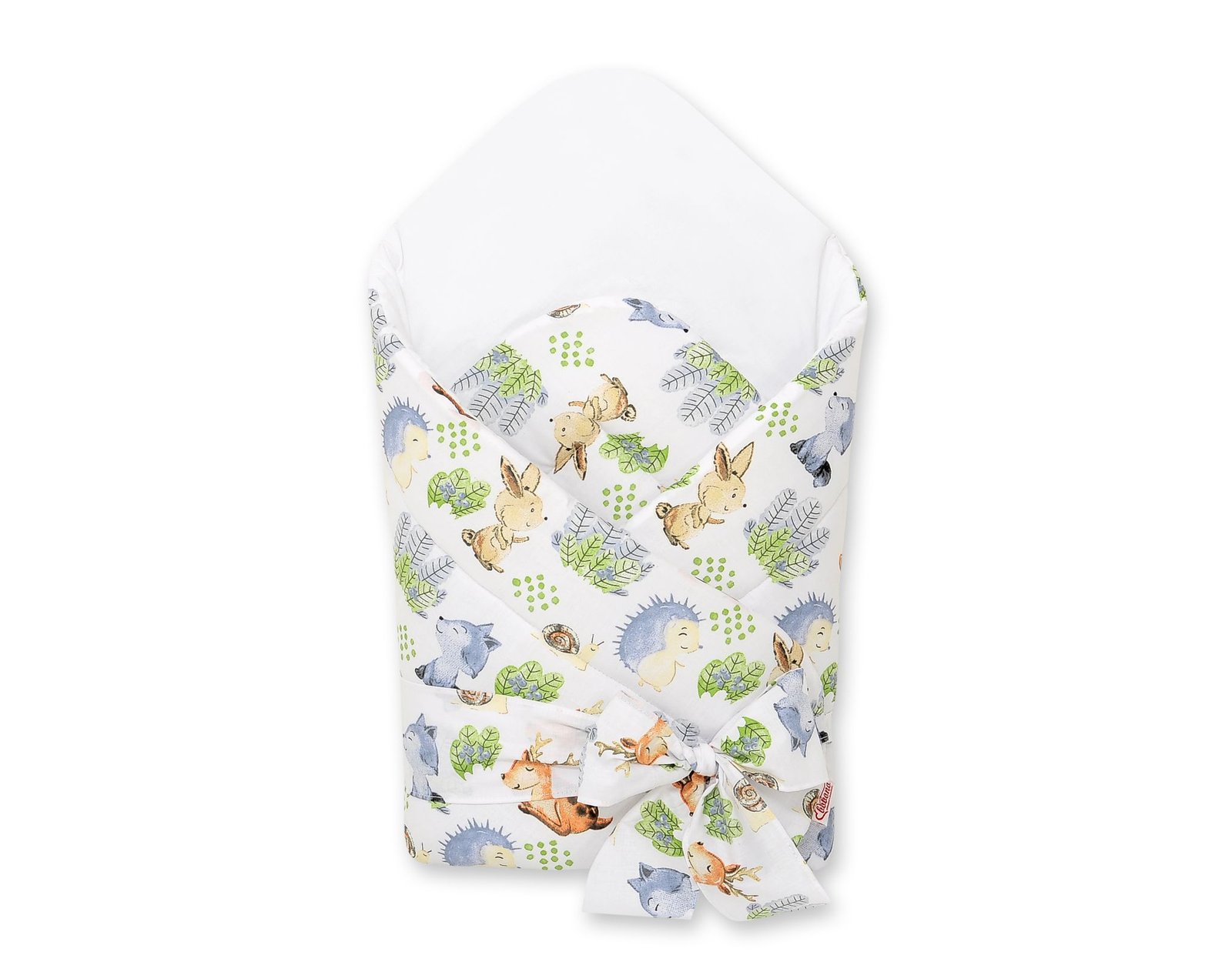 Baby nest 2in1 with stiffening with bow - Forest Adventure
