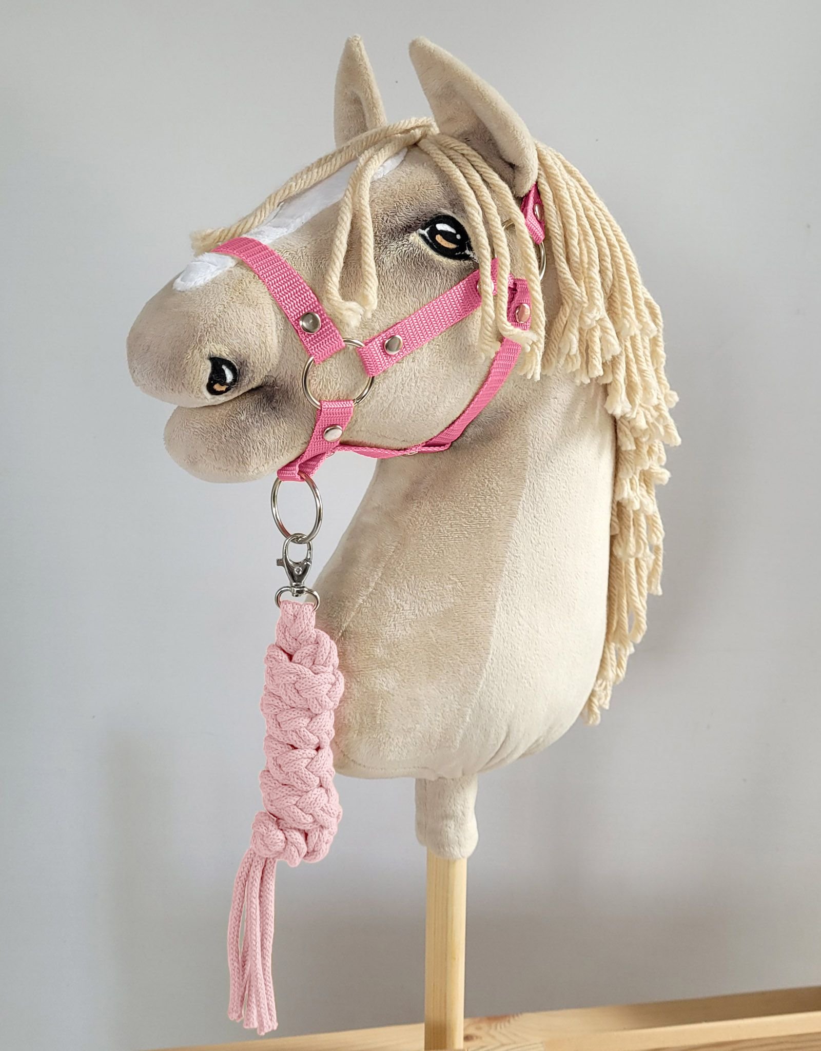 Rinkinys Hobby Horse: apynasris A3 + pavadėlis iš virvės - rožinė - Image 6