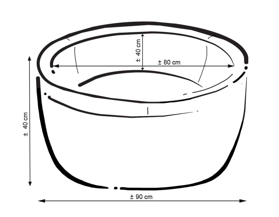 Sausas baseinėlis (minkė) H-40 cm su 200 vnt. kamuoliukų - rožinė - Image 11