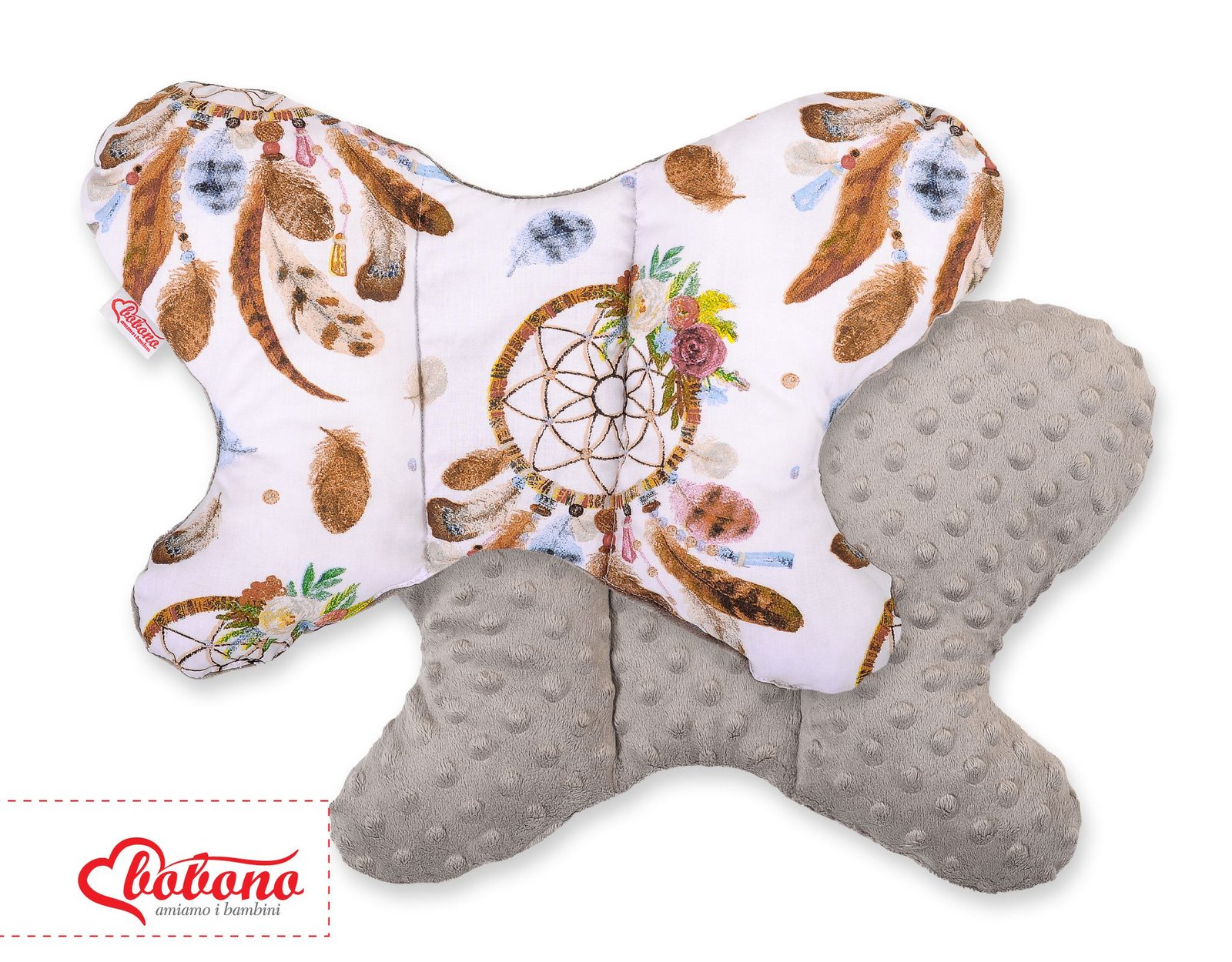 Dvipusė amortizuojanti pagalvėlė „BUTTERFLY“ - sapnų gaudytojai balta - Image 3