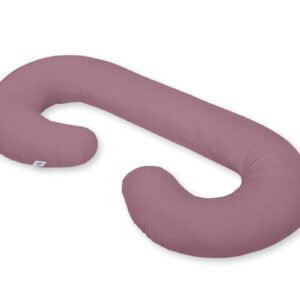 Cotton  pillowcase for pregnancy Pillow C - pastel violet
