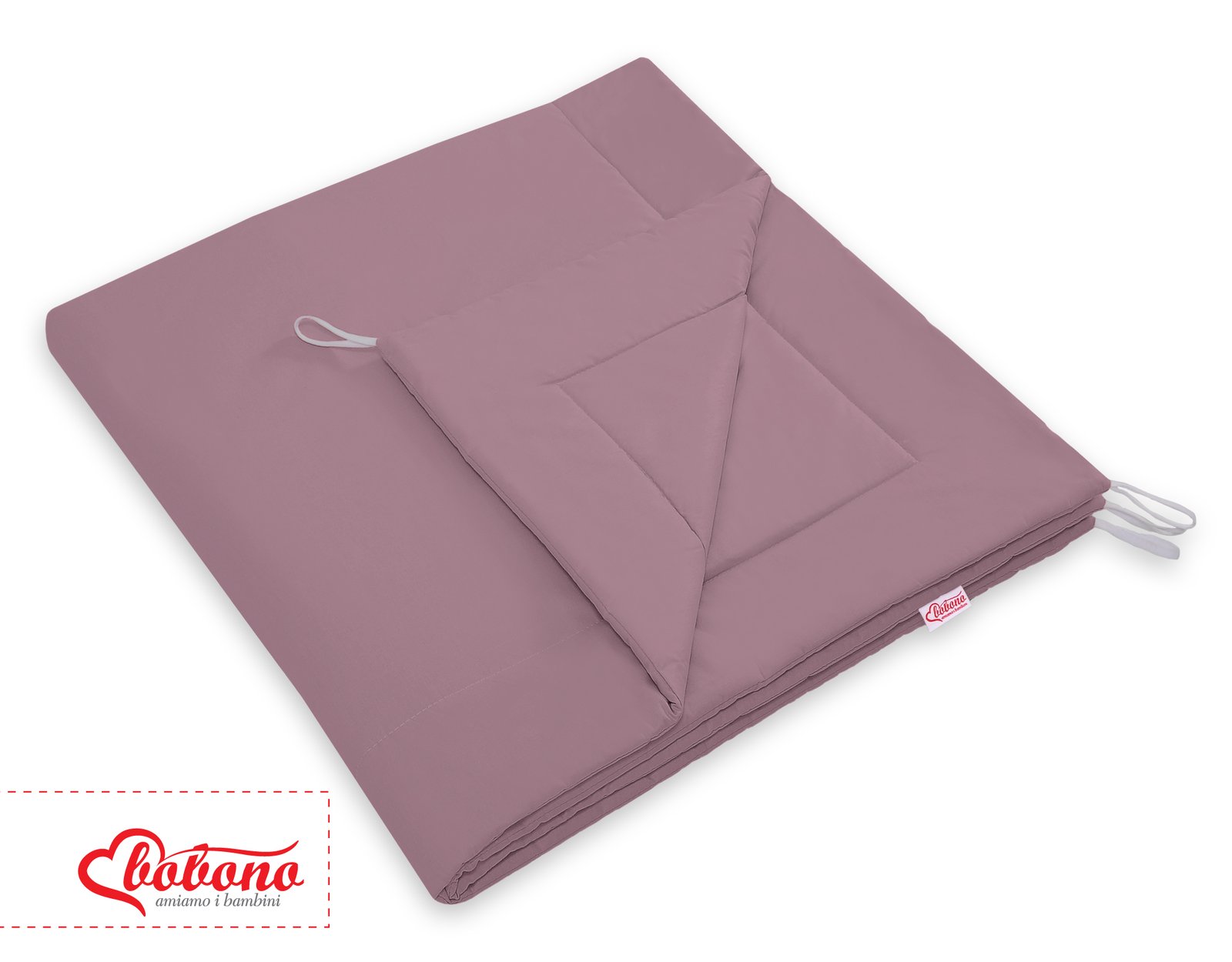 Dvipusis tipi palapinės žaidimų kilimėlis - pastelinė violetinė - Image 2